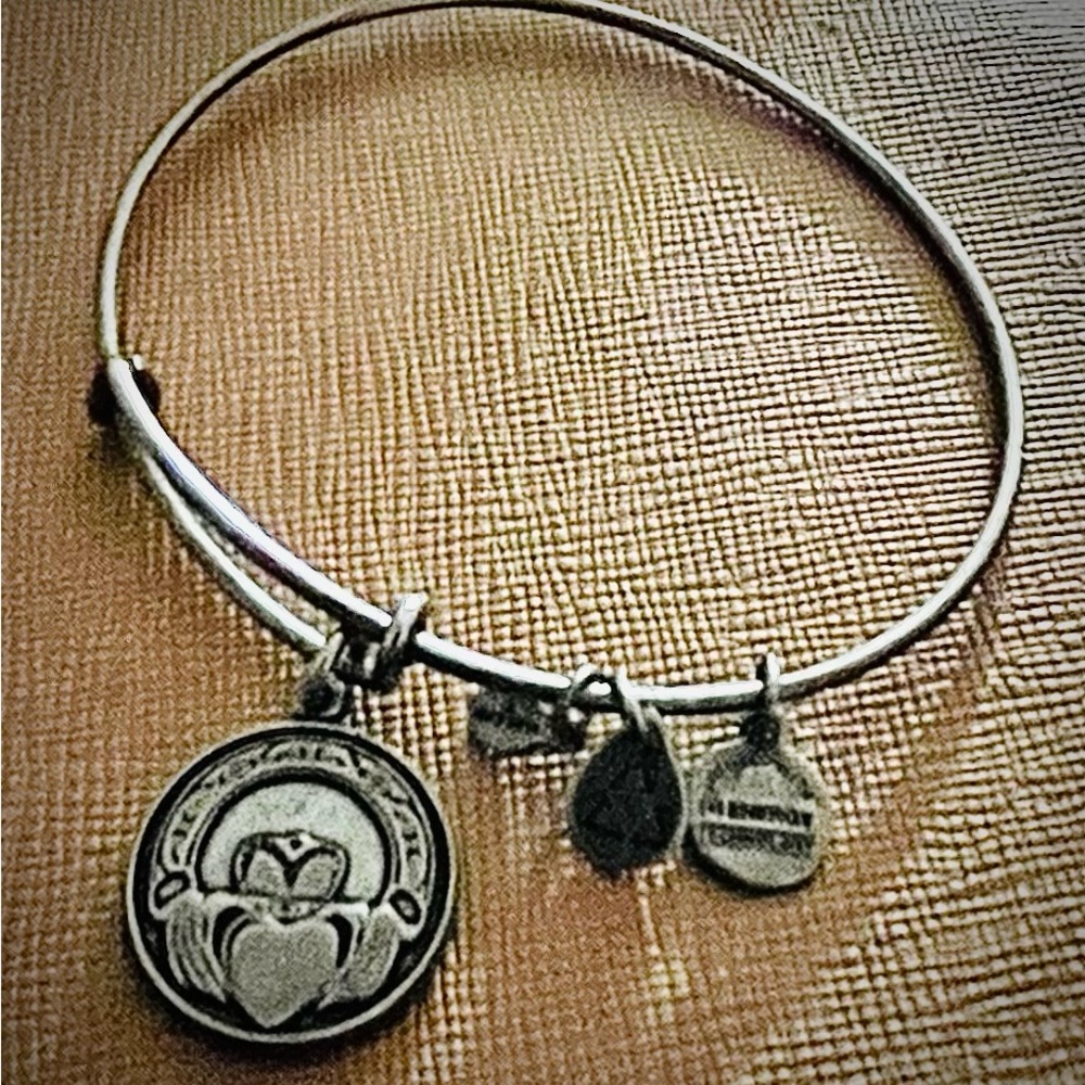 Alex and Ani charm bangle bracelet.